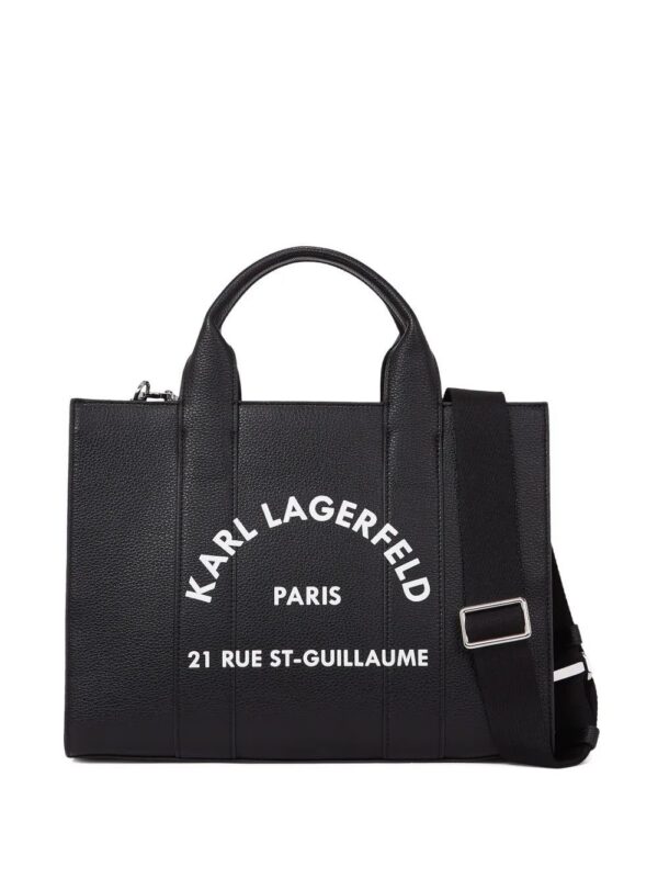 30686011_60388334_1000.jpg Karl Lagerfeld medium Rue St-Guillaume logo tote bag