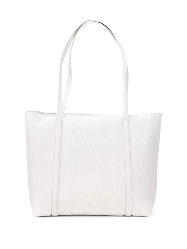 Armani Exchange monogram logo-plaque tote bag