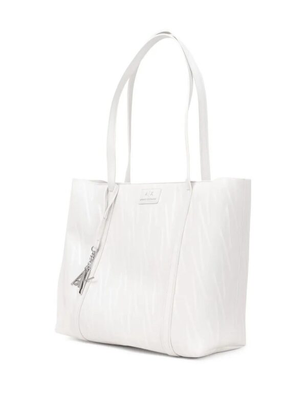 Armani Exchange monogram logo-plaque tote bag