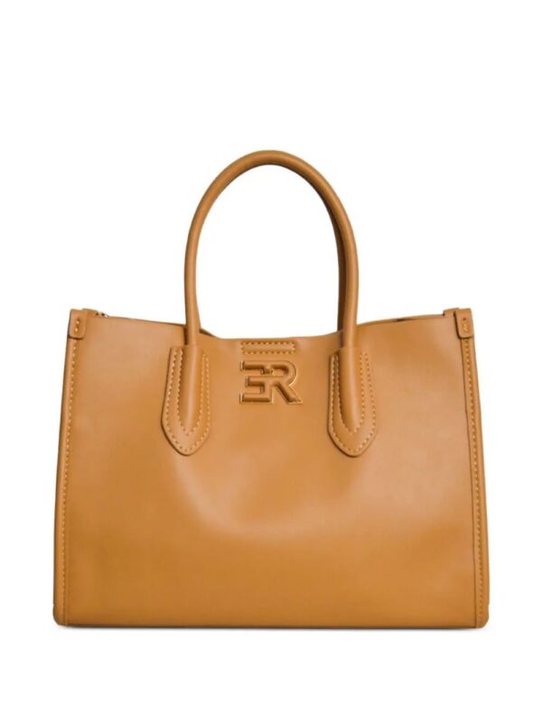 ERMANNO FIRENZE logo-plaque top-handles tote bag