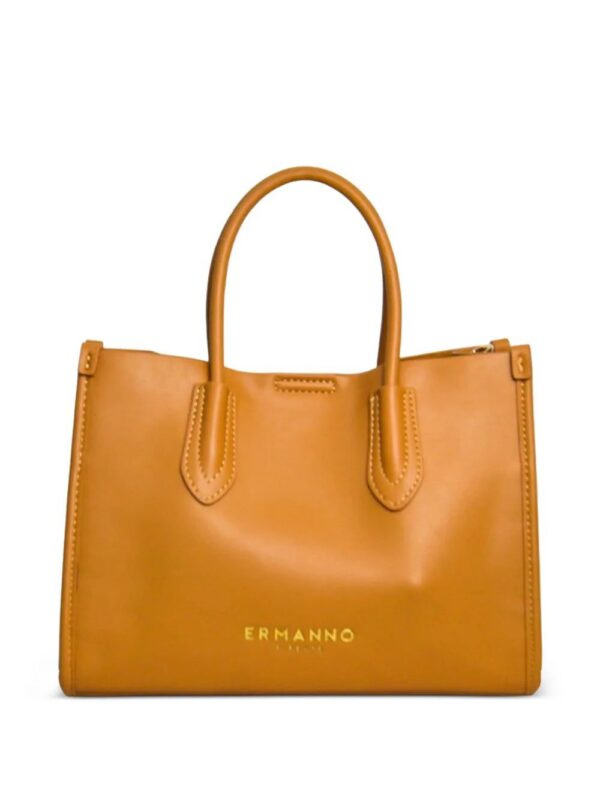 ERMANNO FIRENZE logo-plaque top-handles tote bag