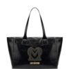 31028159_60128331_1000.jpg Love Moschino logo-plaque studded tote bag