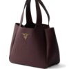 Prada small leather tote bag