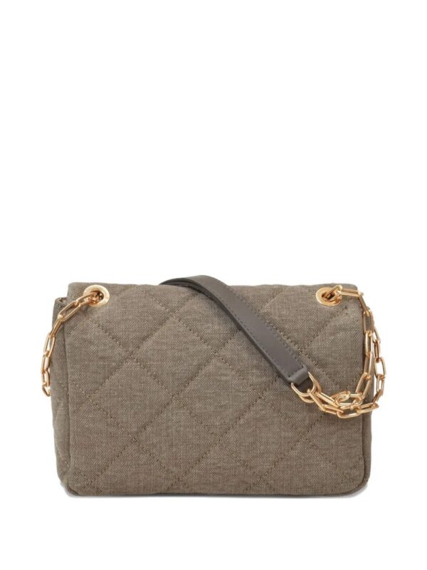 Vanessa Bruno Moon quilted linen chain bag