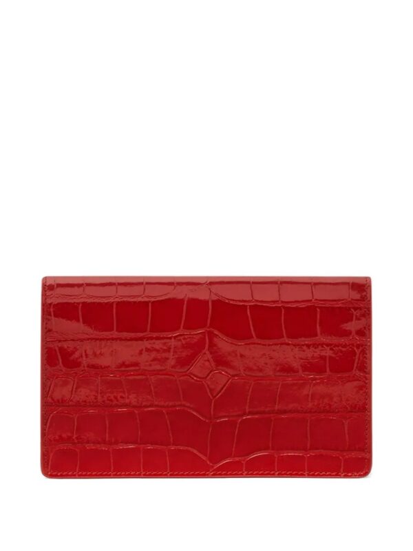 Versace Medusa Head leather clutch bag