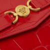 Versace Medusa Head leather clutch bag