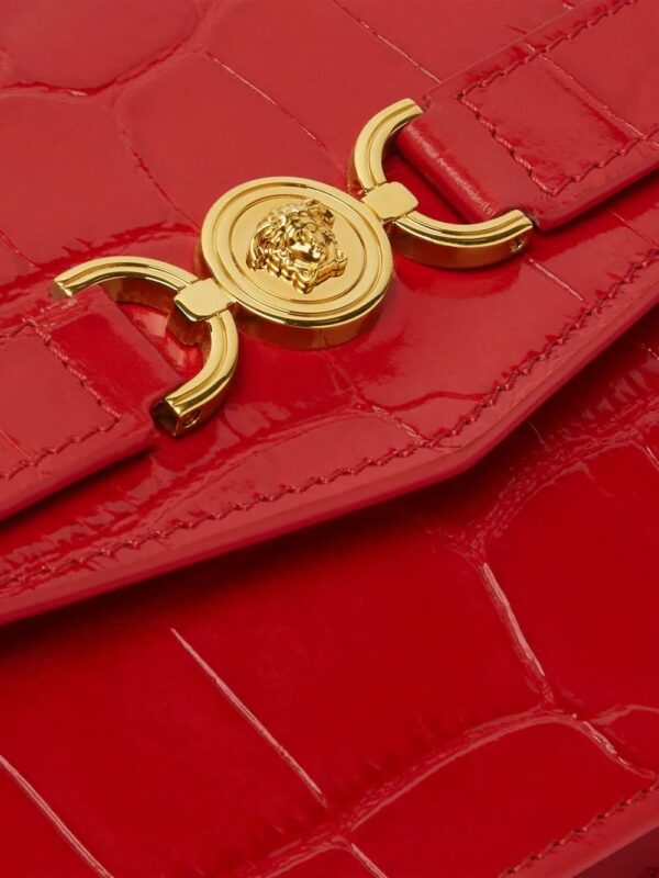 Versace Medusa Head leather clutch bag