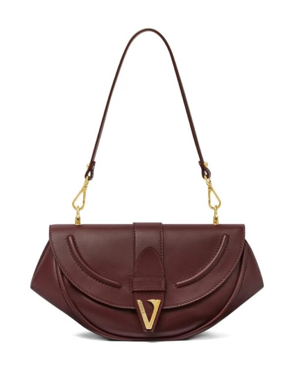 Versace medium Virtus leather shoulder bag