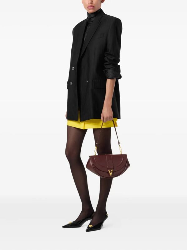 Versace medium Virtus leather shoulder bag