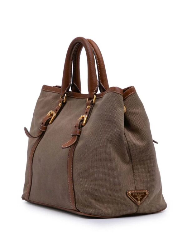 Prada - Canvas Canapa Logo satchel