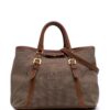 Prada - Canvas Canapa Logo satchel