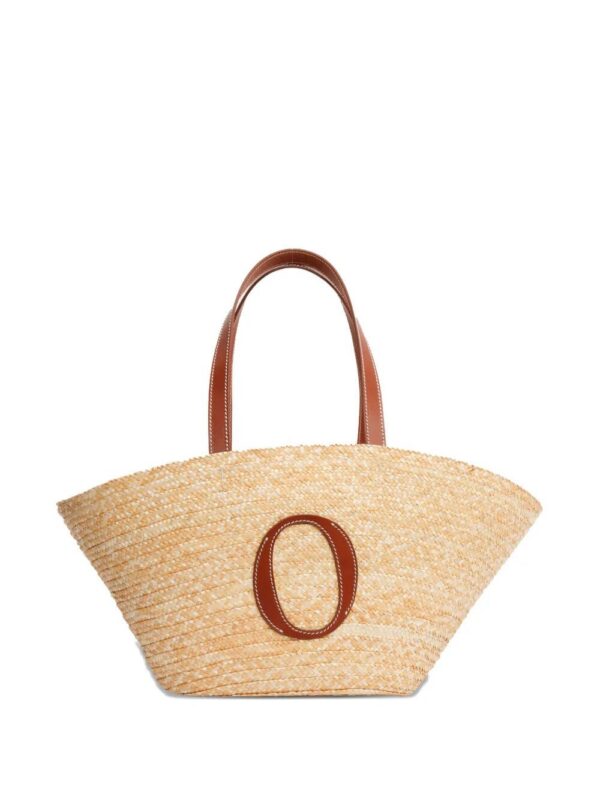 Orciani logo-patch tote bag