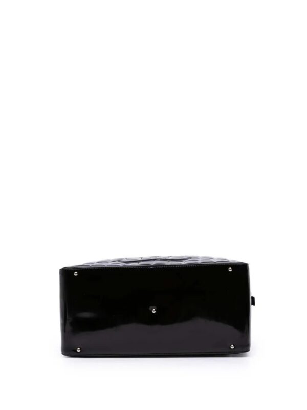 31283639_60554619_1000.jpg CHANEL - CC Chocolate Bar Patent Bowler Bag handbag