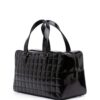 31283639_60554914_1000.jpg CHANEL - CC Chocolate Bar Patent Bowler Bag handbag