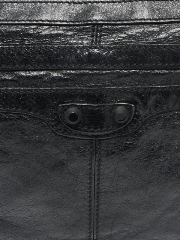 Balenciaga leather clutch bag