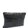Balenciaga leather clutch bag