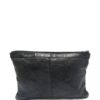 Balenciaga leather clutch bag