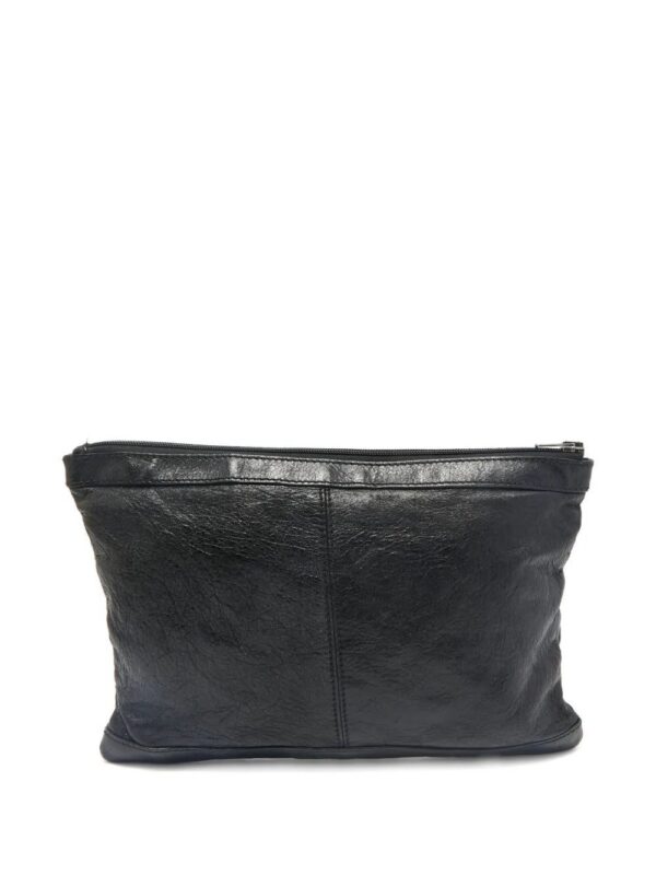 Balenciaga leather clutch bag