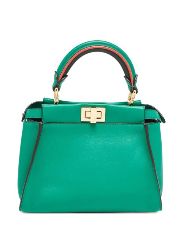 Fendi Peekaboo leather handbag