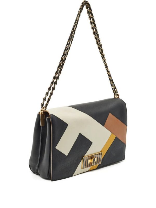 Fendi Claudia leather shoulder bag