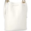 Furla drawstring leather shoulder bag