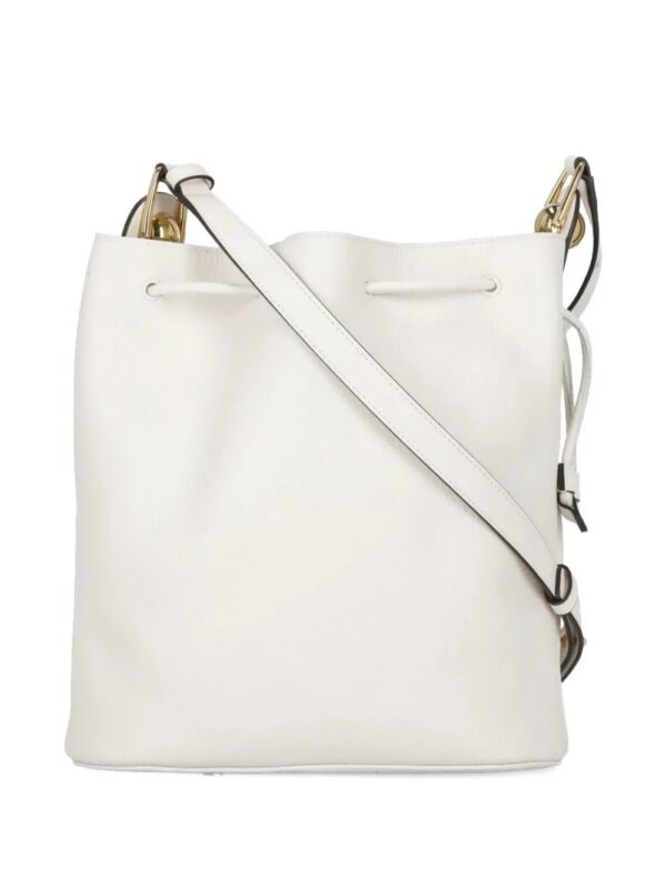 Furla drawstring leather shoulder bag