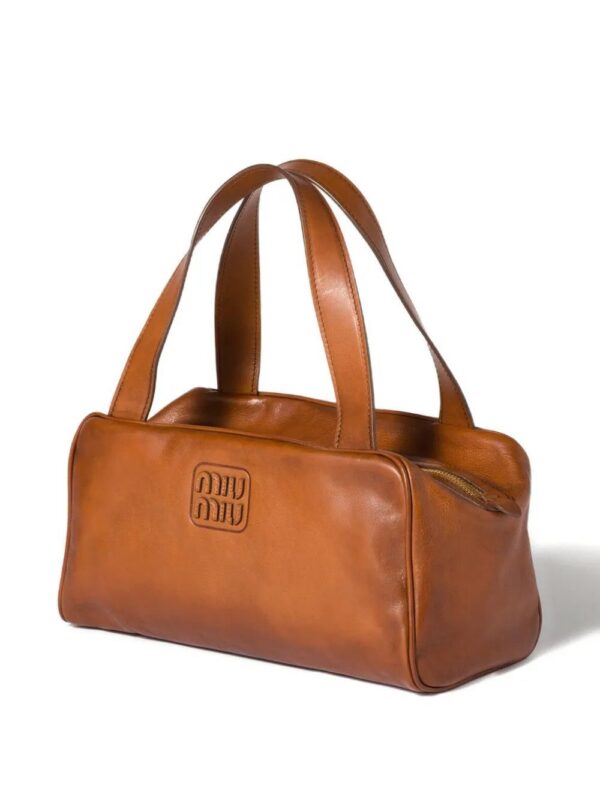 Miu Miu leather zipped shoulder bag