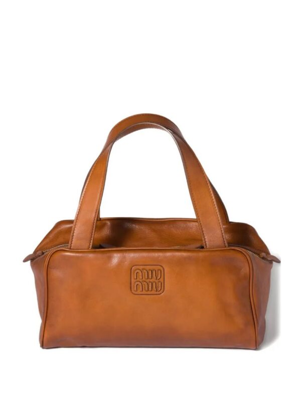 Miu Miu leather zipped shoulder bag