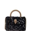 31356628_60992445_1000.jpg Kurt Geiger London mini Kensington sequin-embellished top-handle bag