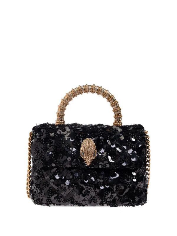 31356628_60992445_1000.jpg Kurt Geiger London mini Kensington sequin-embellished top-handle bag