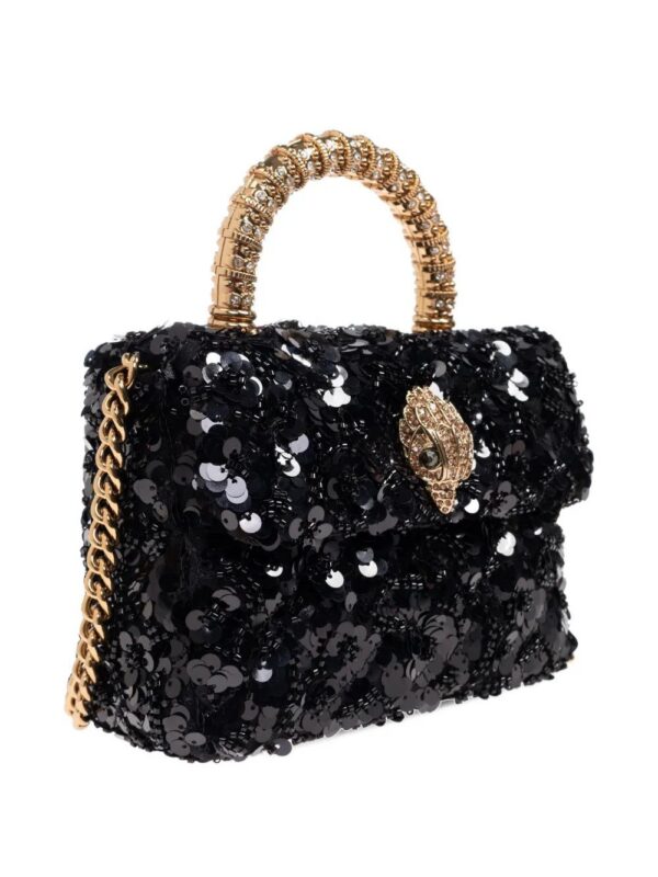 31356628_60992645_1000.jpg Kurt Geiger London mini Kensington sequin-embellished top-handle bag