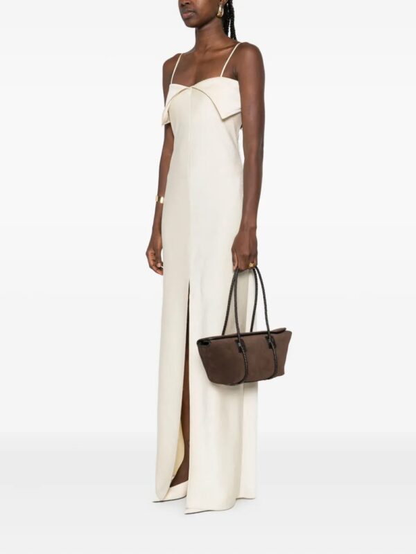 31361213_61006105_1000.jpg Hereu braided-handle suede shoulder bag