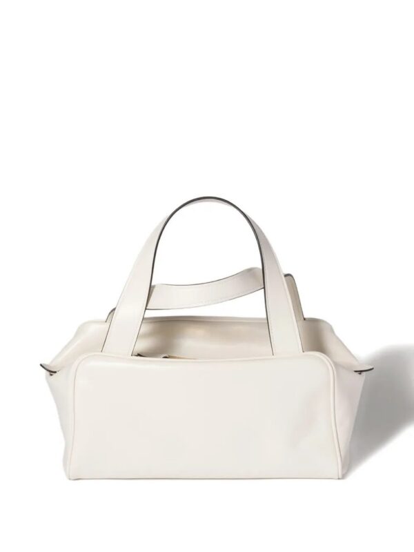 Miu Miu leather top-handle zip tote bag