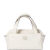 Miu Miu leather top-handle zip tote bag