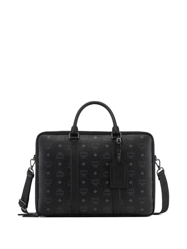 MCM Visetos monogram briefcase