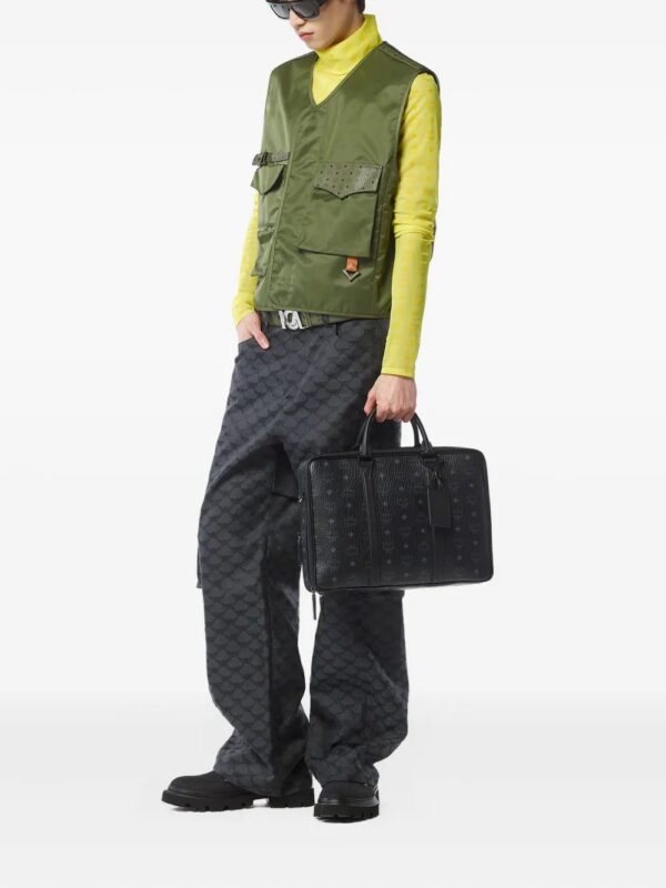 MCM Visetos monogram briefcase
