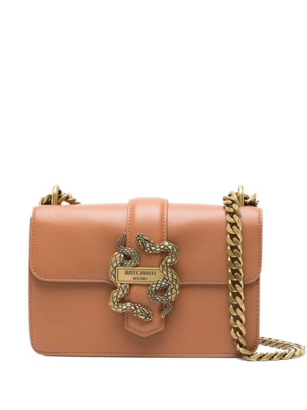 31442693_60975690_1000.jpg Just Cavalli snake-buckle shoulder bag