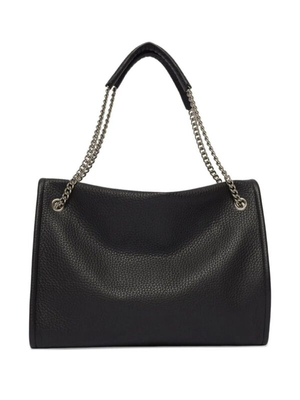 Orciani chain-strap pebble-leather shoulder bag
