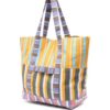 Épice striped panelled tote bag