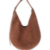 Aesther Ekme suede-curved shoulder bag
