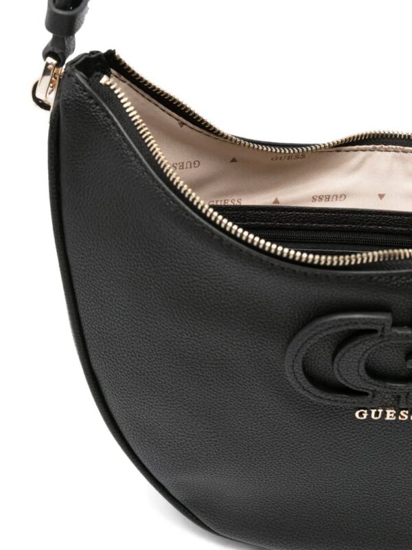 31474707_60953858_1000_512d35bf-a286-46c0-8e2b-fa6c4c39373a.jpg GUESS USA logo-plaque crescent shoulder bag