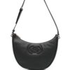 31474707_60967745_1000_6db1b82e-390e-47f9-b4b9-d137e02c837b.jpg GUESS USA logo-plaque crescent shoulder bag