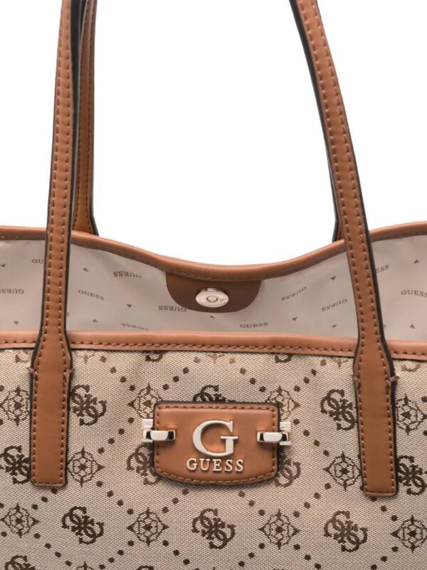 31474725_60963113_1000.jpg GUESS USA logo-plaque monogram tote bag