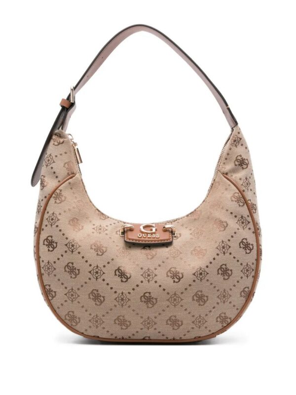 31475180_60967721_1000_6d6c0694-86a4-42fd-9a5e-27c5940dc768.jpg GUESS USA logo-plaque curved shoulder bag