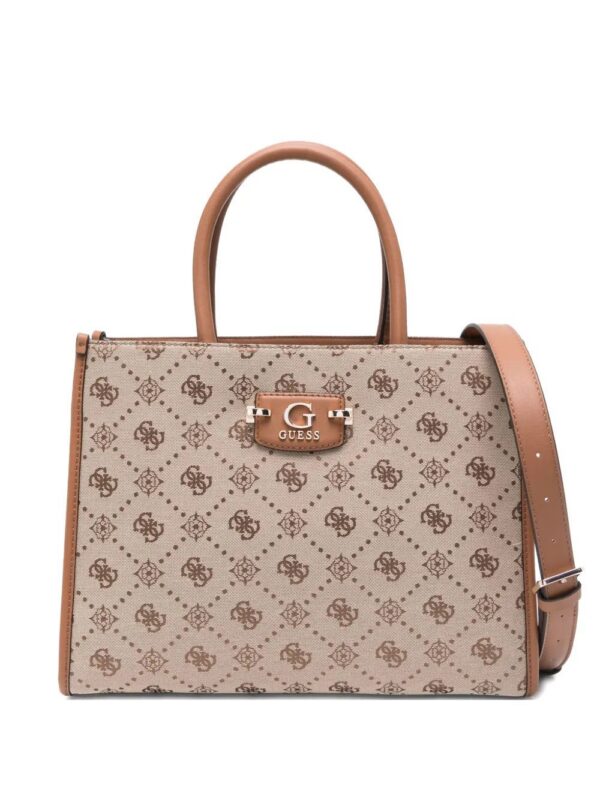 31475195_60963011_1000.jpg GUESS USA logo-plaque top-handle tote bag