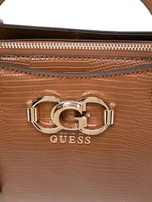 31475258_60953990_1000.jpg GUESS USA logo-plaque snakeskin-effect shoulder bag