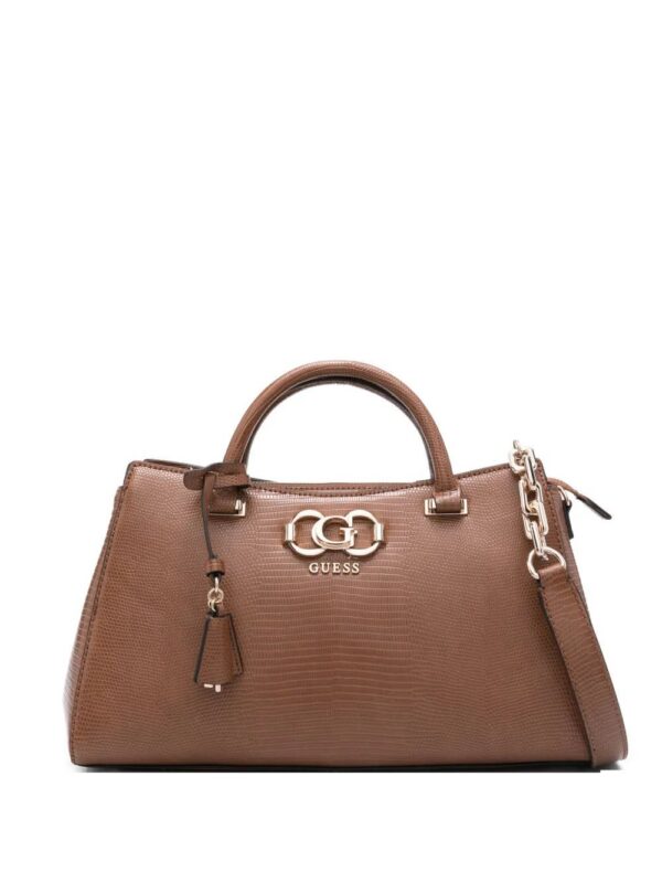 31475258_60967769_1000.jpg GUESS USA logo-plaque snakeskin-effect shoulder bag