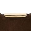 Elleme Gemini suede gold-bar shoulder bag