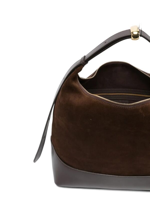 Elleme large Loop suede leather shoulder bag