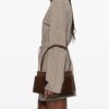 Elleme Long Papillon suede top-handle shoulder bag